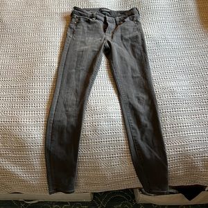 Liverpool skinny jeans, size 27, black rinsed, and stretchy material
